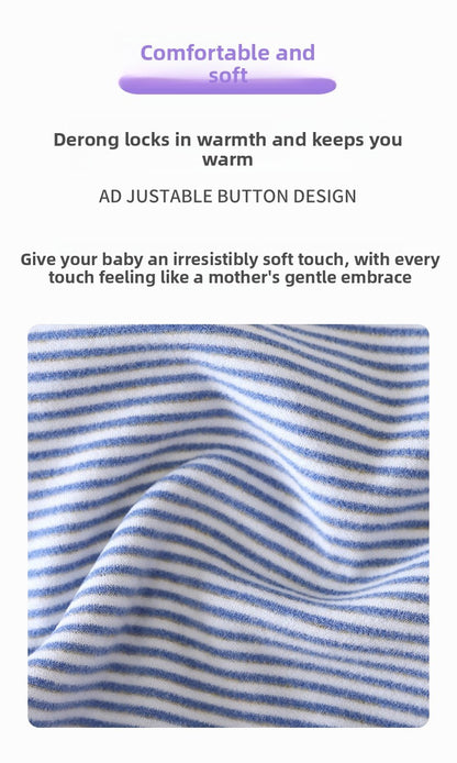 Retro Kids Thermal Underwear Set Wool Silk Dralon Winter Warm Pajamas Boys Girls Homewear Outfit