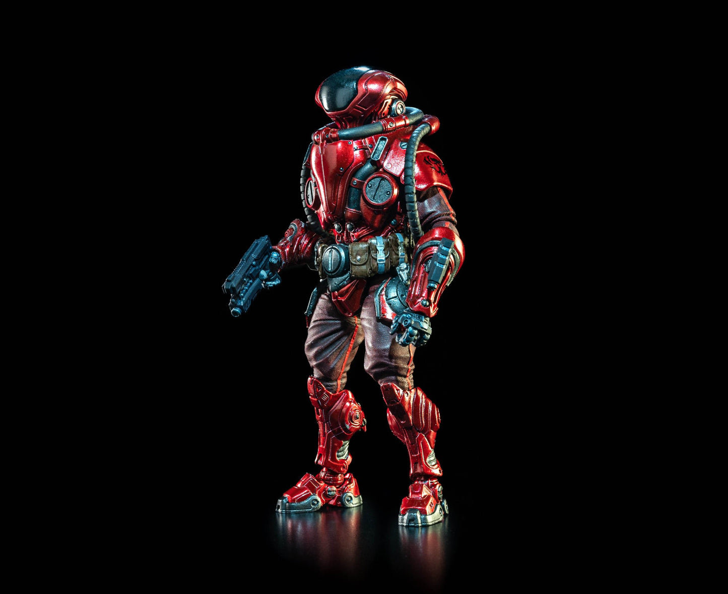 Four Horsemen Studio 1/12 6inch Boneco de Ação Cosmic Legions Outpost Zaxxius T.U.5.C.C. Piloto Red Jets Modelo de Anime