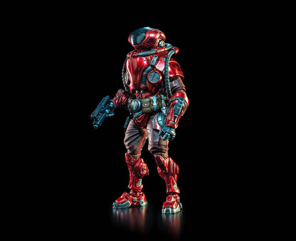 Four Horsemen Studio 1/12 6inch Boneco de Ação Cosmic Legions Outpost Zaxxius T.U.5.C.C. Piloto Red Jets Modelo de Anime