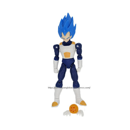 Dragon Ball SHF Goku Vegeta Action Figure Super Saiyan Gogeta Dbz Figurine PVC Collection Model Toys for Kids Gifts