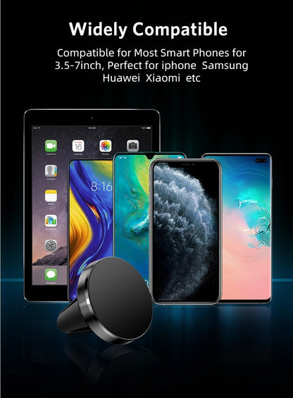 Air Vent Magnet Smartphone Mobile Stand Magnetic Car Phone Holder Cell GPS Mount For iPhone 16 15 14 13 12 Xiaomi Samsung Holde