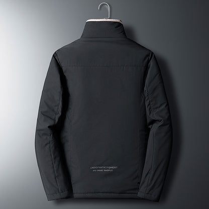 Men 2025 Winter Windproof Warm Thick Fleece Jacket Men Fashion Casual Coat Men Autumn Brand Outwear Outdoor Classic Jacket Men