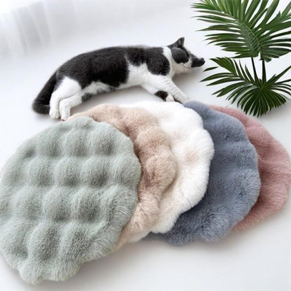 Nova Almofada Redonda para Gatos, Lavável, Base Antiderrapante, Almofada para Animais de Estimação com Função de Isolamento, Cama para Cães, Almofadas para Dormir