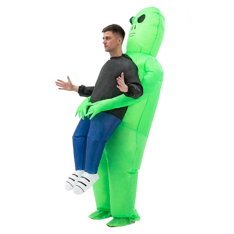 Inflatable Alien Costume for Adults - Halloween Inflatable Fun Cosplay Party Dress up Stage Show Holiday Gift Idea