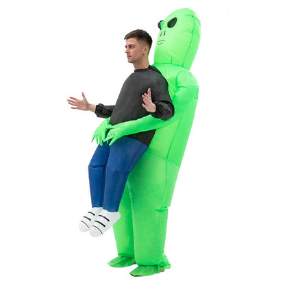 Inflatable Alien Costume for Adults - Halloween Inflatable Fun Cosplay Party Dress up Stage Show Holiday Gift Idea