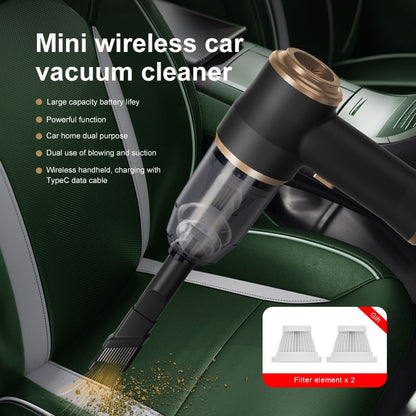 Aspirador de Pó Portátil sem Fio para Carro, Limpeza de Carpetes de Quarto, Alta Potência, Aparelho Doméstico, Máquina de Limpeza