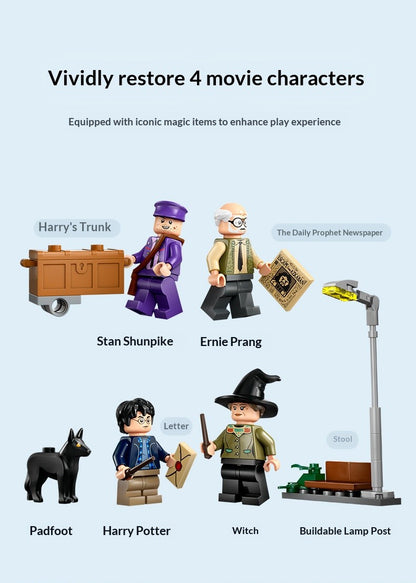LEGO Blocos de Montar Harry Potter Série 76446 Aventura no Nôitibus Brinquedo Montado Infantil Presente