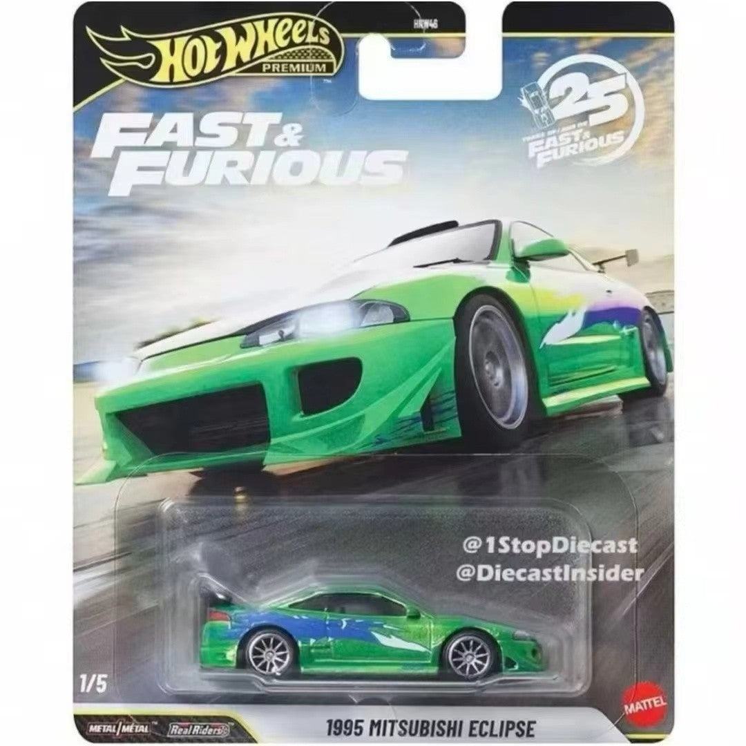 New Hot Wheels Hnw46 Car Cultures Fast & Furious Mitsubishi Eclipse Mercedes-Benz 500 Ford Mustang Lyken Toyota Fj Cruiser Car