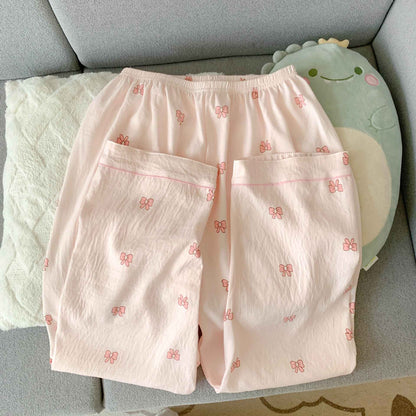 Spring/Autumn New Arrivals: Cloud-Print Cotton Long-Sleeved Pyjama Set for Women Adorable Sweetheart Style Nightwear Homewear Se