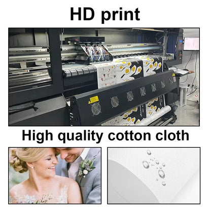 Custom Cartoon Style Your Photo Canvas Print Portrait Couple Family Pet Animal Wall Art Poster for Modern Living Room Home Decor