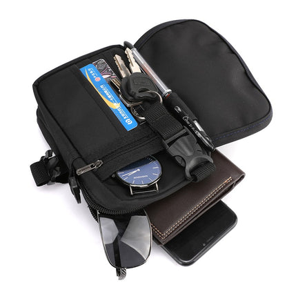 Waist Pack Men's Casual Travel Purse Waterproof Belt Zipper Tactical Outdoor Fanny Pack Phone Pocket Chest Sling Bag