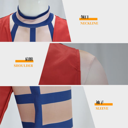 Akaza Cosplay Costume Full Set Anime Role Play Outfit Clothes Wig Uniform for Men Halloween Party