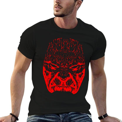 Face of Anti-Life T-Shirt anime t shirts for man black cotton t-shirt plain for man package T-Shirt