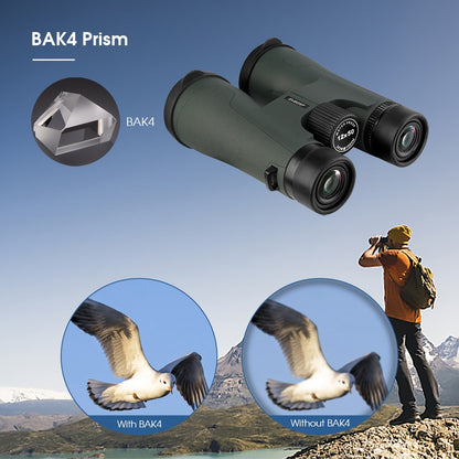 Binóculos Svbony SA203 Telescope 12x50 Profissional Poderoso BAK4 IPX7 À Prova D'Água Equipamento de Camping para Observação de Pássaros Observação de Estrelas