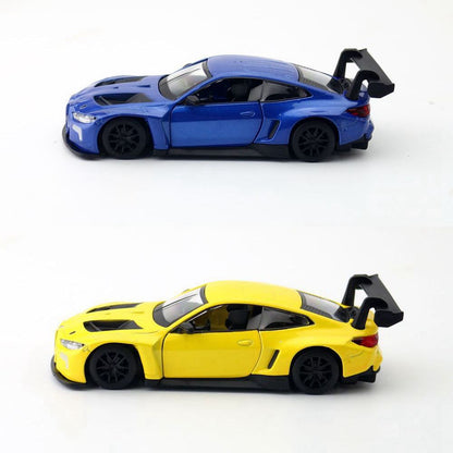 1:44 BMW M4 GT3 BMW M6 Supercar Carro de Liga Leve Veículos de Brinquedo Carro Modelo Miniatura Carro Modelo em Escala Para Crianças