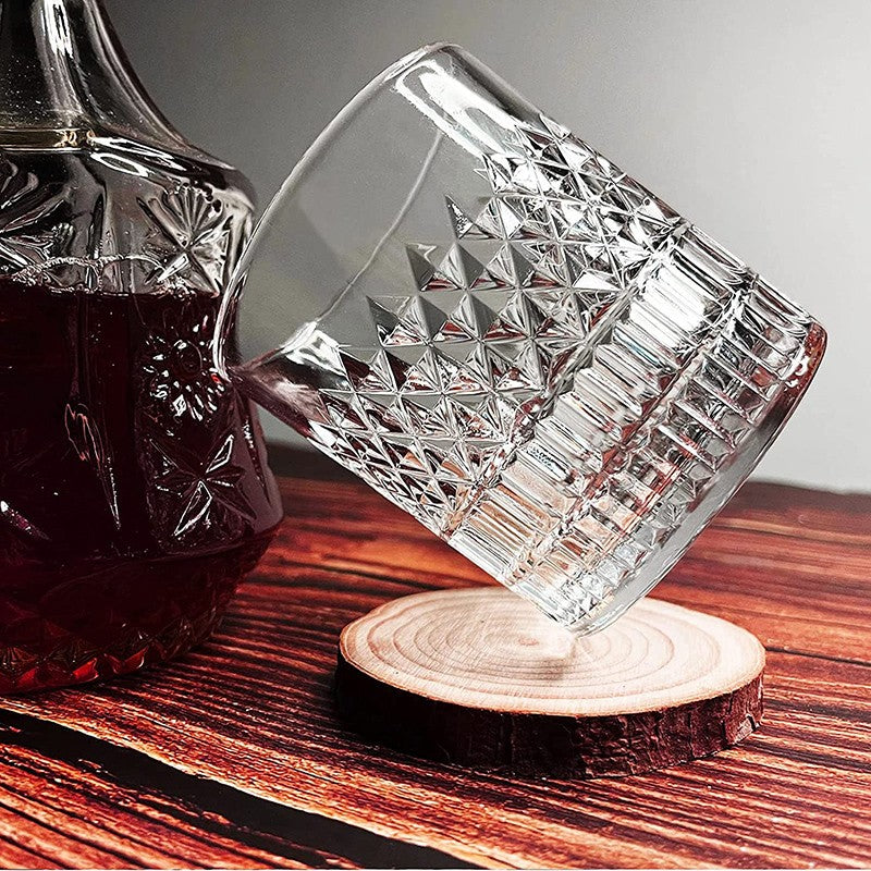 1 Copo de Uísque, Copos Tumbler para Whisky On the Rocks, Vidraria para Coquetéis, Scotch, Bourbon, Gin, Vodca, Conhaque