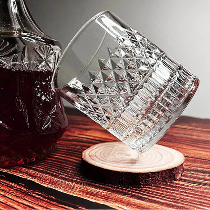 1 Copo de Uísque, Copos Tumbler para Whisky On the Rocks, Vidraria para Coquetéis, Scotch, Bourbon, Gin, Vodca, Conhaque