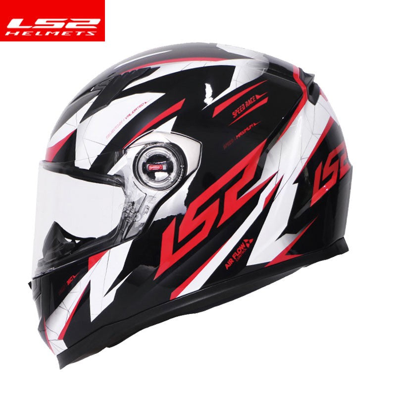Capacete de motocicleta LS2 FF358 Capacete integral LS2 Draze para homens e mulheres Capacete de corrida de moto com casco de ABS Cascos Para Moto Aprovado pela ECE