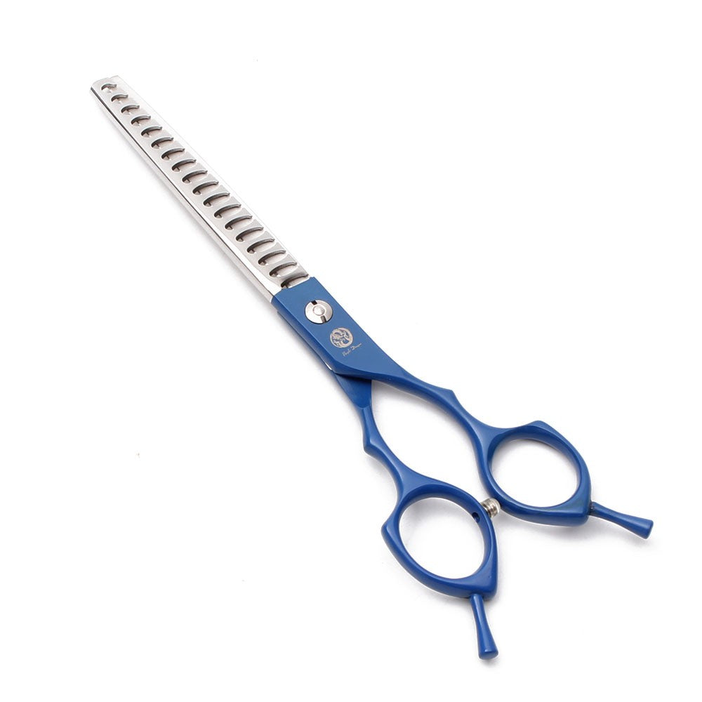 Purple Dragon 6.5" 7" Japão 440C Tesouras de Tosa para Cães Tesouras Retas Tesouras Desbastadoras Tesouras Curvas para Cima/Baixo Tesouras para Animais de Estimação Z4009