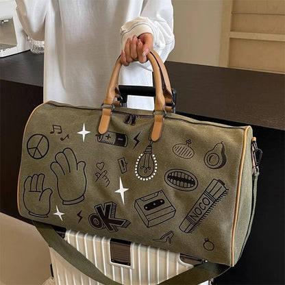 Oxford Travel Bag Handbags Large Capacity Carry On Luggage Bags Men Women Shoulder Outdoor Tote Weekend Waterproof Sport Gym Ba