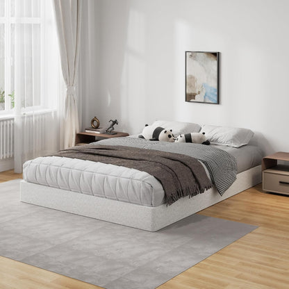 Base de Cama Box de Casal de 7 Polegadas, Base de Colchão Metálica Resistente de 3000 lbs, Montagem Fácil Sem Ferramentas