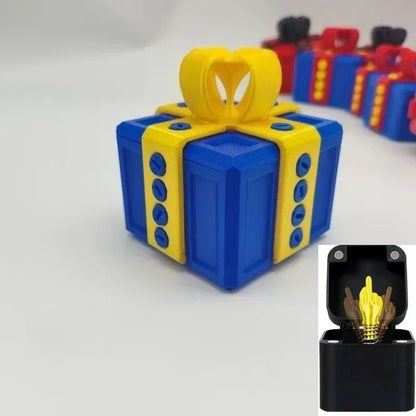 Out of the Box Pop-Up Middle Finger Gift Box Creative Desk Home Decor Gifts Middle Finger Novelty Christmas Funny Prank Gift