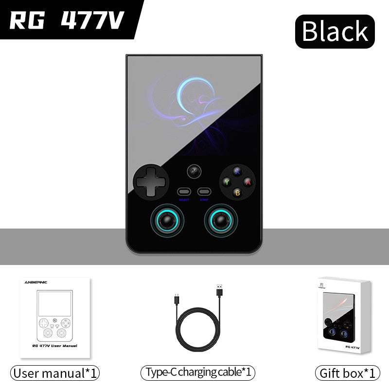 ANBERNIC RG477V Retro Handheld Game Console 4.7-inch LTPS 64 Bit Game Player Dimensity 8300 Online Multiplayer Streaming RG 477V