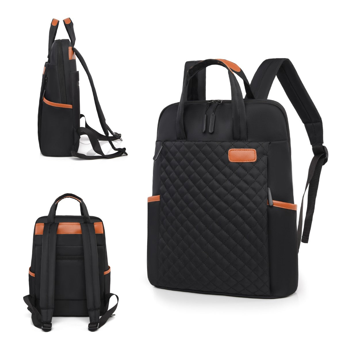 Mochila Coreana Mommy Bag, Mochila Simples de Nylon de Grande Capacidade para Universitários Masculinos e Femininos, Bolsa para Laptop, Mochila de Viagem, Bolsa para Conferências de Embarque