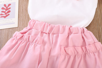 New Summer Fashion Baby Clothes Suit Children Girls Vest Shorts 2Pcs/Sets Toddler Clothing Infant Casual Costume Kids Tracksuits