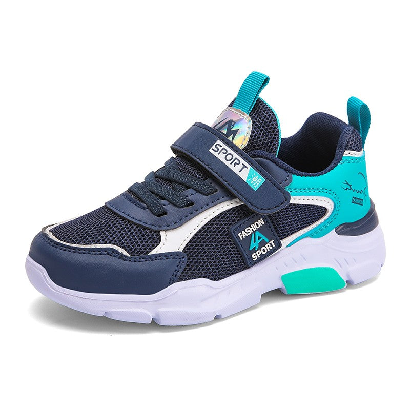 Children's Sports Shoes for Boys, Fashionable Mesh Breathable Casual Sports Shoes, Lightweight Running Shoes, Comfortable