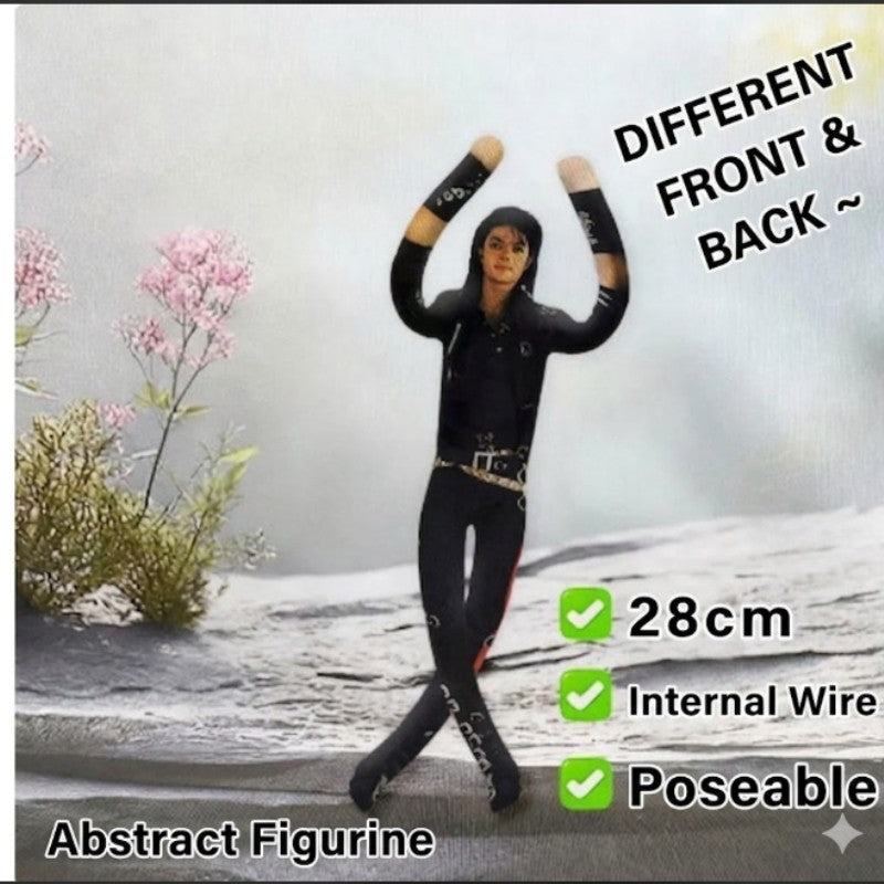 Michael Jackson Cosplay Prop Doll Plush Figure Abstract Joint Mobility Dolls Soft Stuffed Room Decoration Props Collection Gift