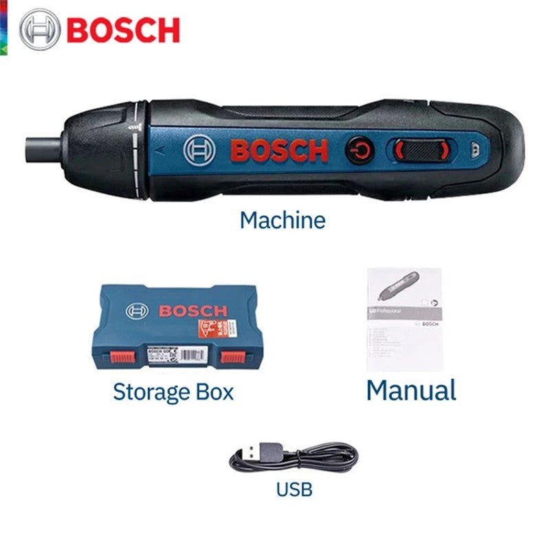 Parafusadeira elétrica sem fio Bosch Go Original 3.6V Recarregável Parafusadeira automática Furadeira Bosch Go 2 Ferramenta elétrica de lote