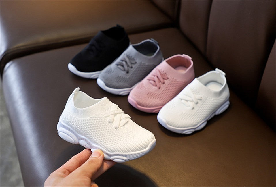 Kids Shoes Anti-slip Soft Rubber Bottom Baby Sneaker Casual Flat Sneakers Shoes Children Size Kid Girls Boys Sports Shoes