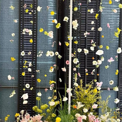 20Pcs Artificial Floating flower Curtain Wedding Couple Photo  Decorations DIY Floral Design Craft Supplies Home Party Decor