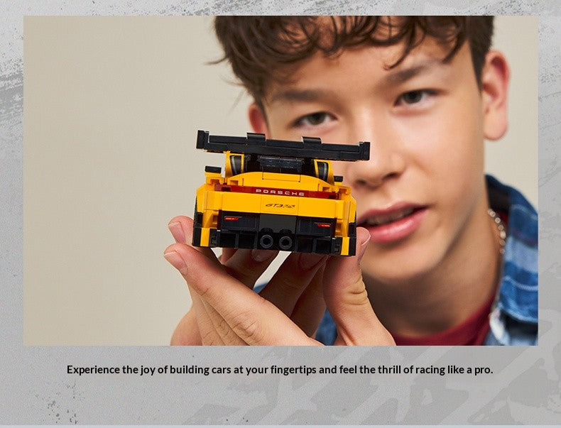 Lego Building Blocks Série Mecânica 911 Carro Esportivo Blocos de Montar Modelo de Corrida, Brinquedo de Carro de Alta Dificuldade Presente para Menino