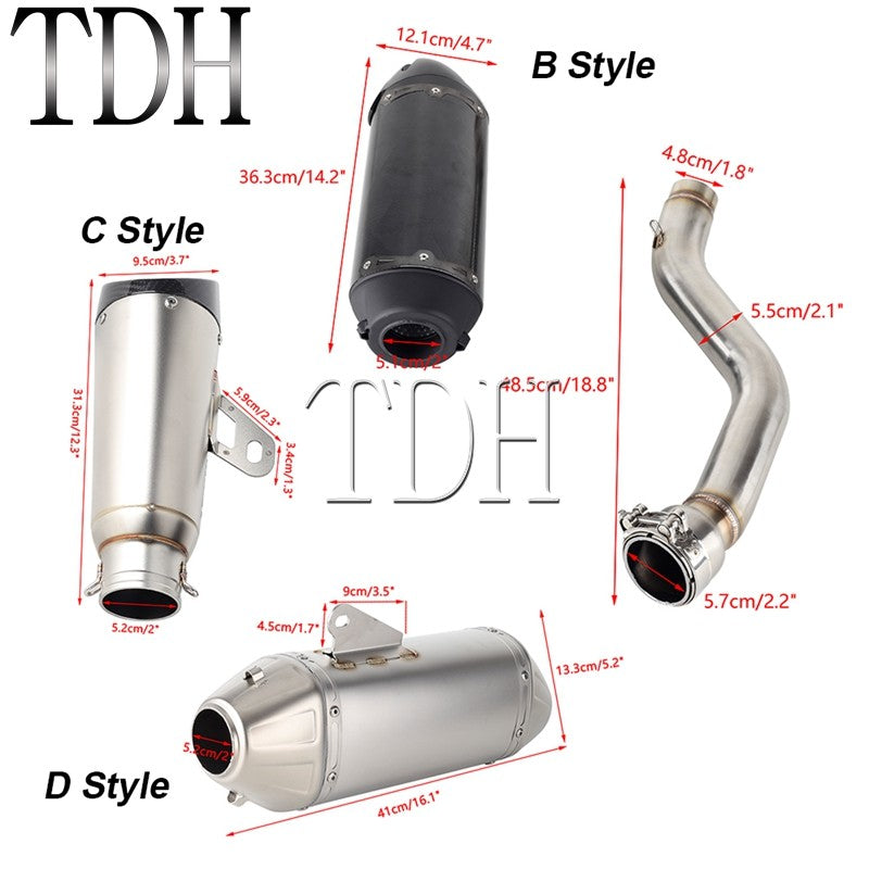 For Harley Pan America 1250 Special Escape Tube Motorcycle Exhaust Muffler Killer Muffler Pipe RA1250 RA1250S RA1250SE 2021-2026