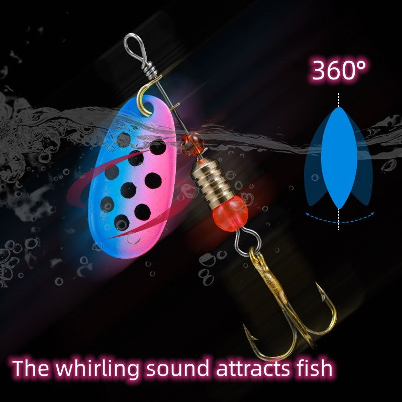 10pçs Isca de Pesca Colher de Metal Spinner Colher Iscas Artificiais Pesca Wobblers Kit de Crochê para Lúcio com Caixas de Utensílios