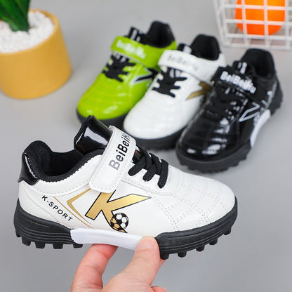 Soccer Cleats for Kids 2024 New Children Football Cleats Fashion Firm Ground Soccer Shoes
