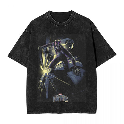 Men's Frgrt T Shirt Black Panther 100% Cotton Clothing Humorous Short Sleeve Crew Neck Tee Shirt 6XL T-Shirts