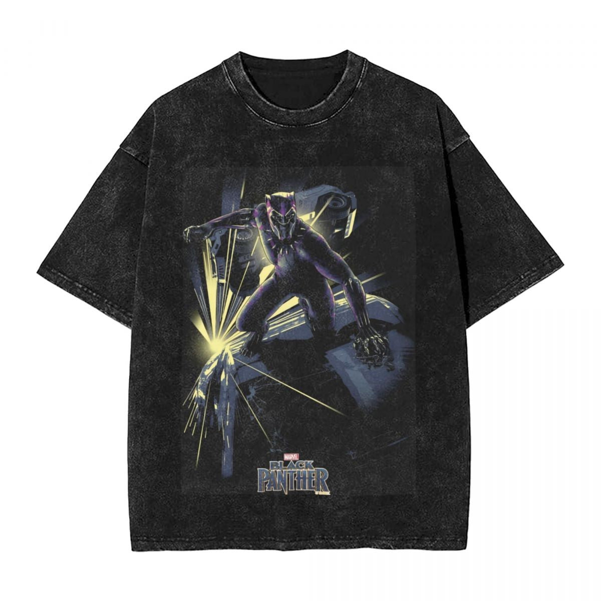 Men's Frgrt T Shirt Black Panther 100% Cotton Clothing Humorous Short Sleeve Crew Neck Tee Shirt 6XL T-Shirts