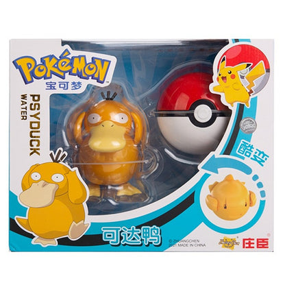 Novos Bonecos Pokémon Caixa Original Genuína Pikachu Charizard Greninja Monstro de Bolso Pokebola Brinquedos Modelo de Deformação de Ação Presente
