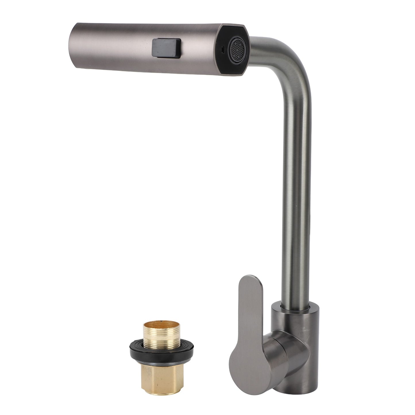 Clearance Deal Sink Faucet Rotatable 3Function Sprayer Single Handle Hot Cold Water Kitchen Faucet Easy Install for Home Fixture