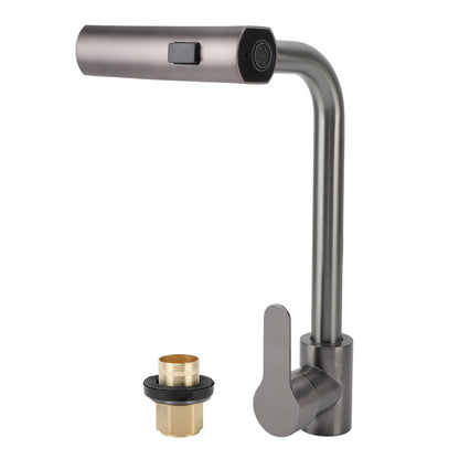 Clearance Deal Sink Faucet Rotatable 3Function Sprayer Single Handle Hot Cold Water Kitchen Faucet Easy Install for Home Fixture