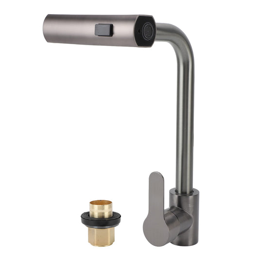 Clearance Deal Sink Faucet Rotatable 3Function Sprayer Single Handle Hot Cold Water Kitchen Faucet Easy Install for Home Fixture