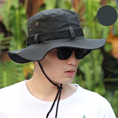 Men Fishing Wide Brim Neck Flap Cover Sun Bucket Hat Hiking Cap Summer Hiking Fisherman Caps