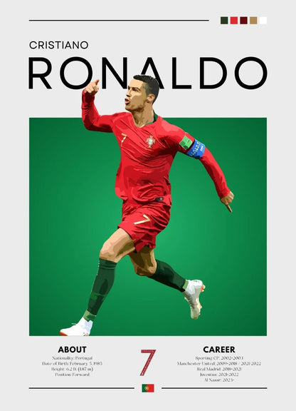 Famous Football Sports Celebrity Posters and Prints Canvas Printing Modern Wall Art Picture for Living Room Home Decor Gifts