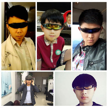 X-men Individuality Cycling Sunglasses for Men Mercury Lens Laser Glasses Travel Windproof Women's Sunglasses Robots Eyewear