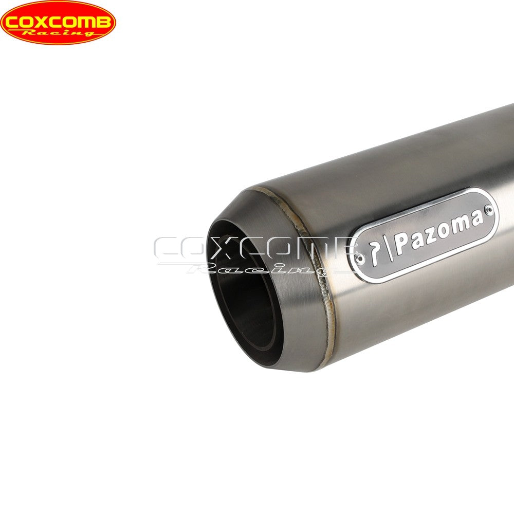 44-51mm Head Pipe Exhaust Pipe Motorcycle Complete Exhaust Muffler System For Harley Street Bob FXBB FXBBS Low Rider S ST Pazoma