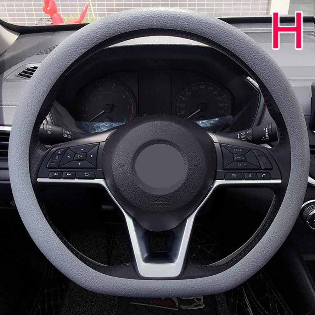 Anti-skid Silicone Auto Steering Wheel Cover With Elastic Stretch To Enhance Internal Design And Comfortable Grip Access