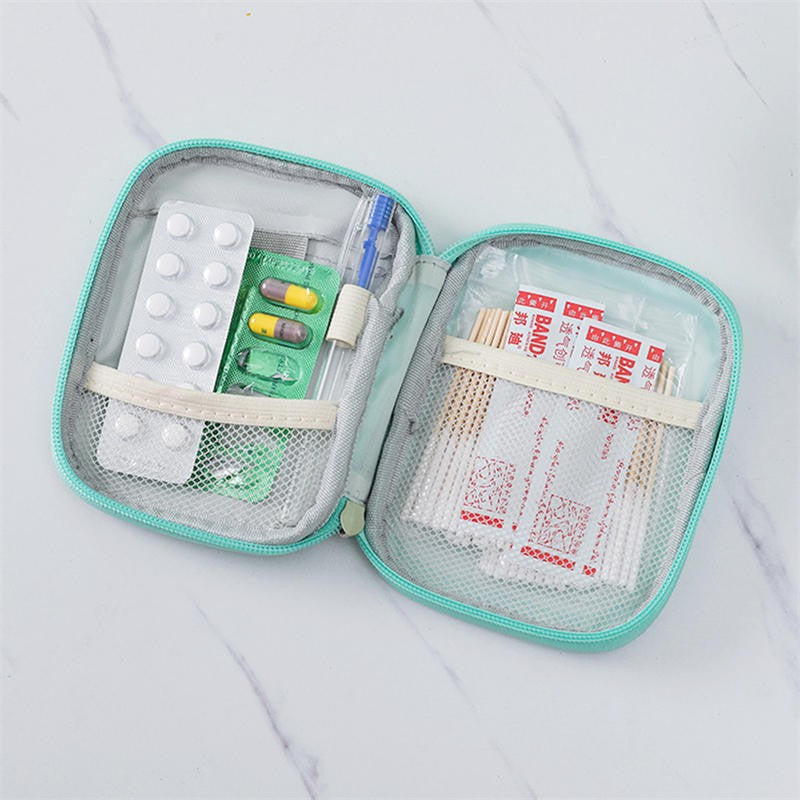 Portable First Aid Medical Kit Travel Outdoor Camping Emergency Medicine Storage Bag Travel Mini  Pouch Organizer Pill Case